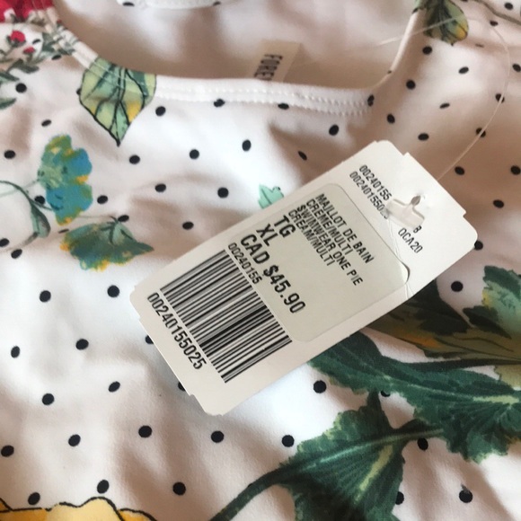 NWT Forever 21 one piece vintage style swimsuit - Picture 4 of 4